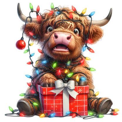 Kids - Christmas Highland Cows - Images x38