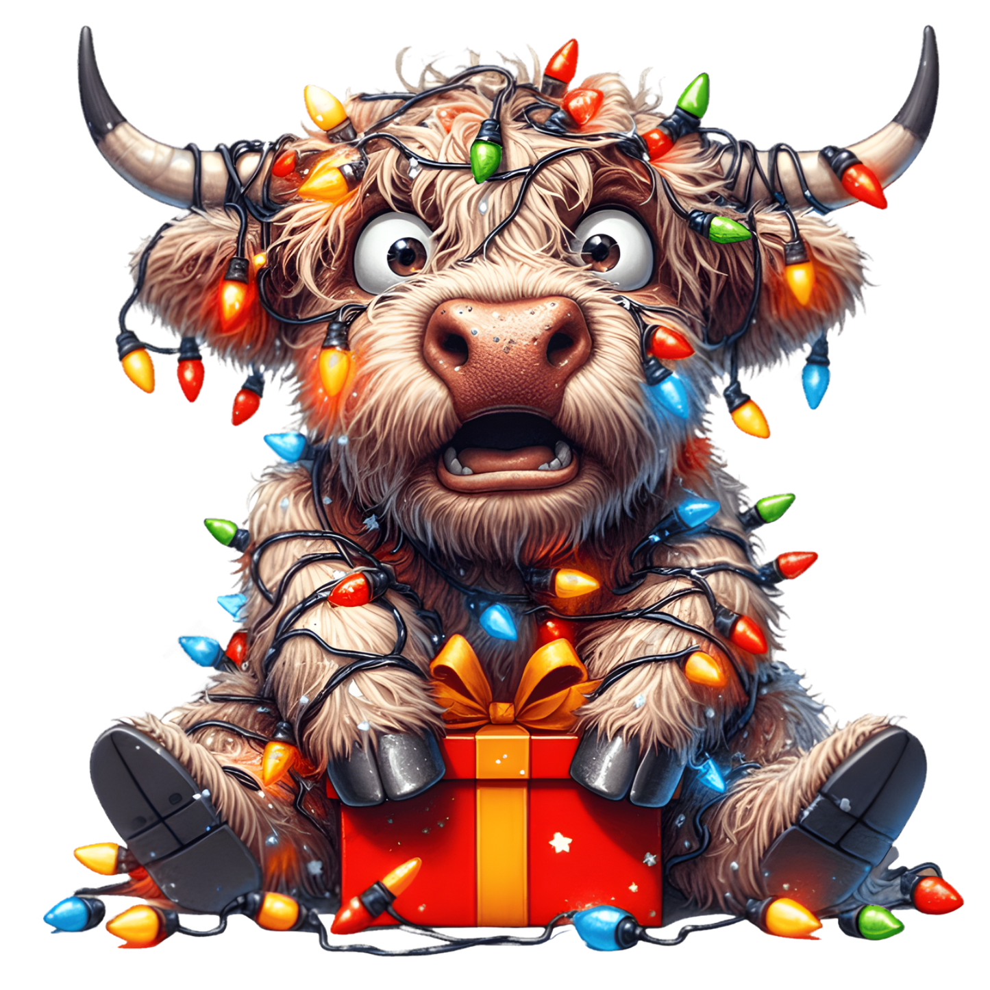 Kids - Christmas Highland Cows - Images x38