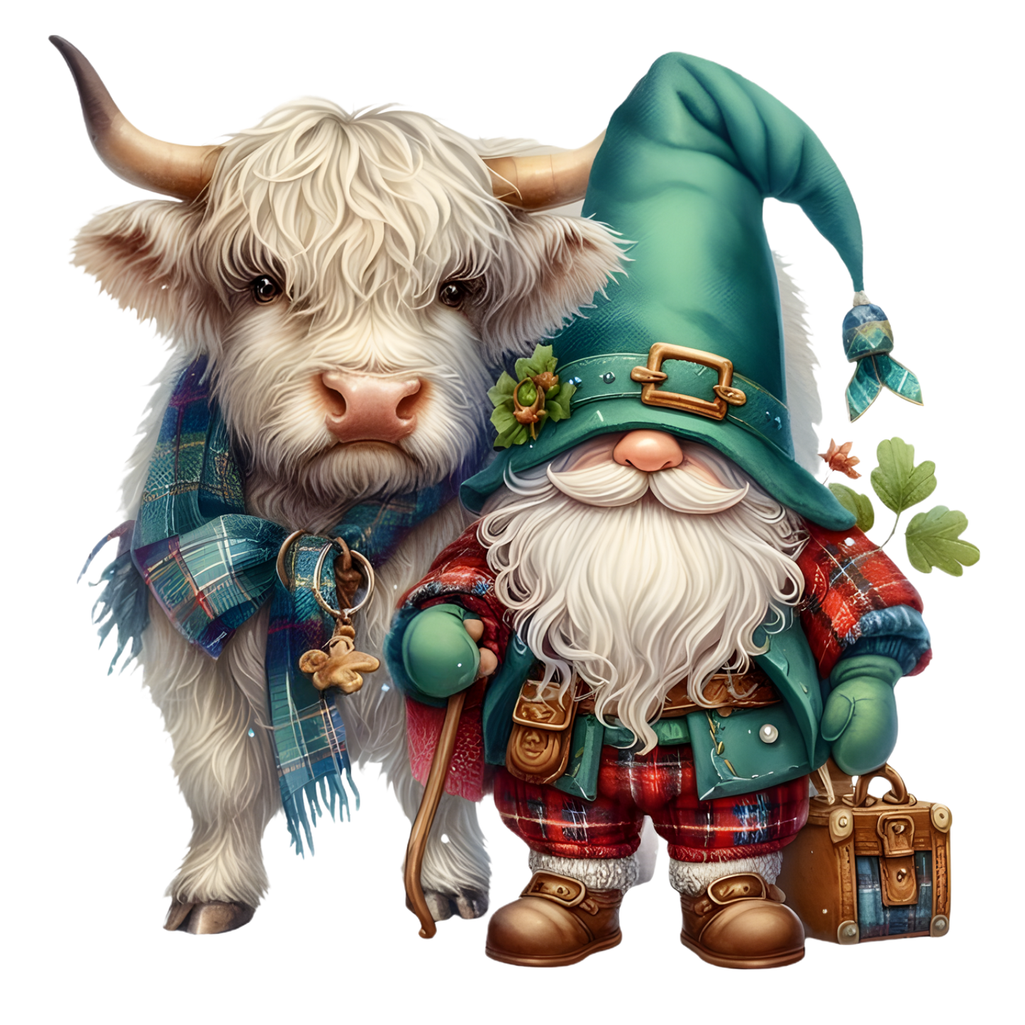 Kids - Christmas Highland Cows - Images x38