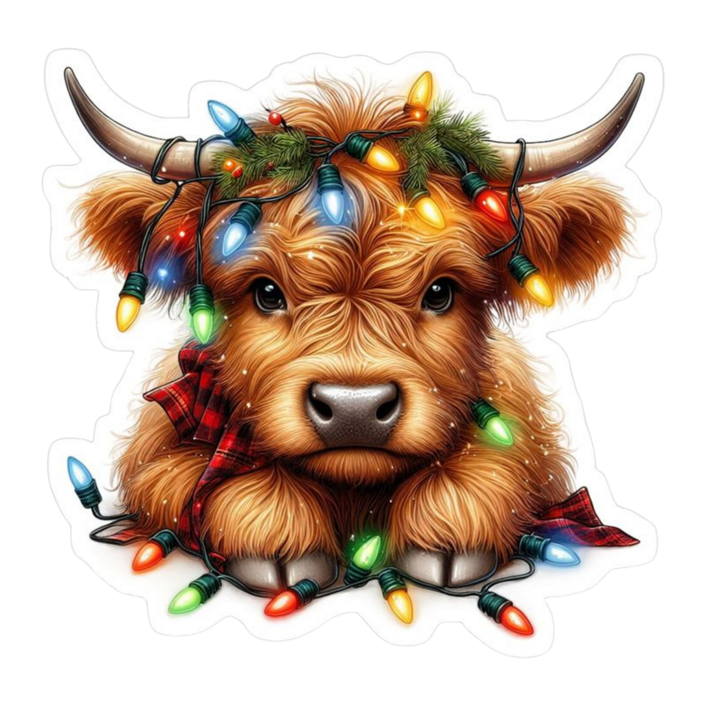 Kids - Christmas Highland Cows - Images x38