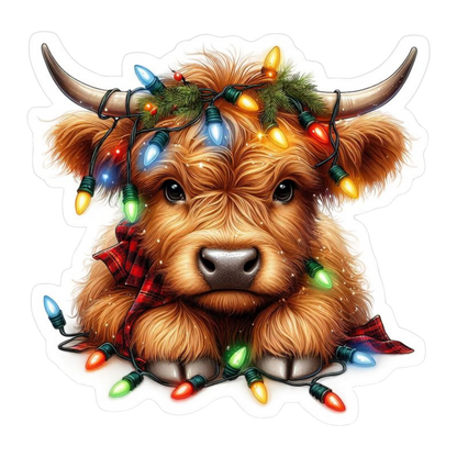 Kids - Christmas Highland Cows - Images x38