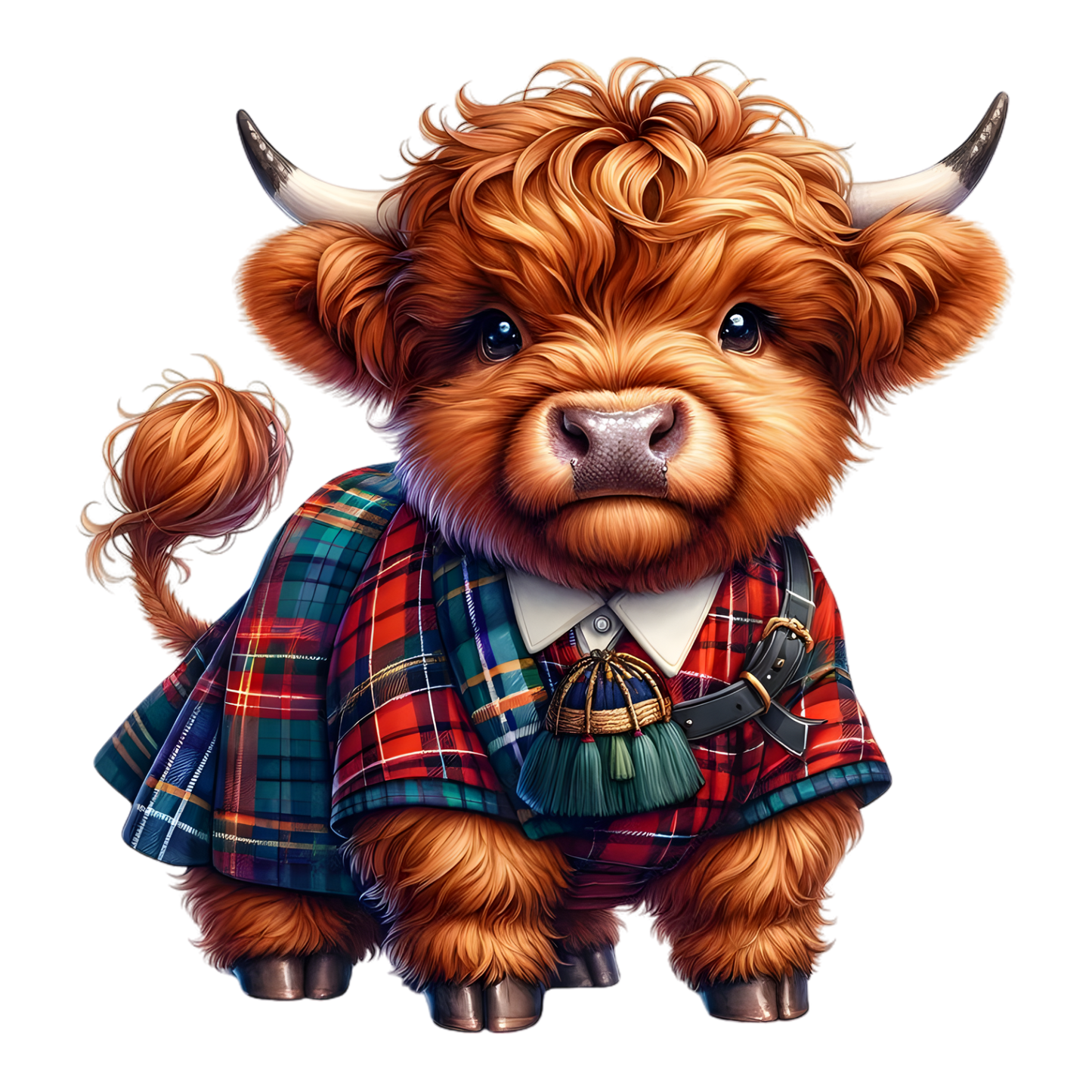 Kids - Christmas Highland Cows - Images x38