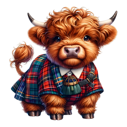 Kids - Christmas Highland Cows - Images x38