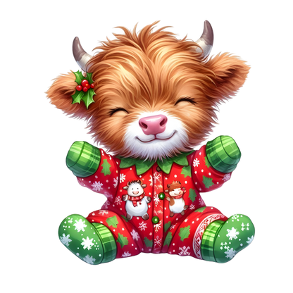 Kids - Christmas Highland Cows - Images x38