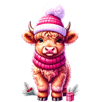 Kids - Christmas Highland Cows - Images x38