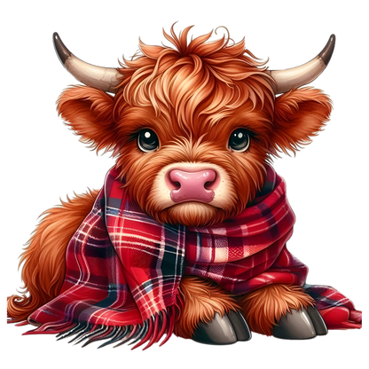 Kids - Christmas Highland Cows - Images x38