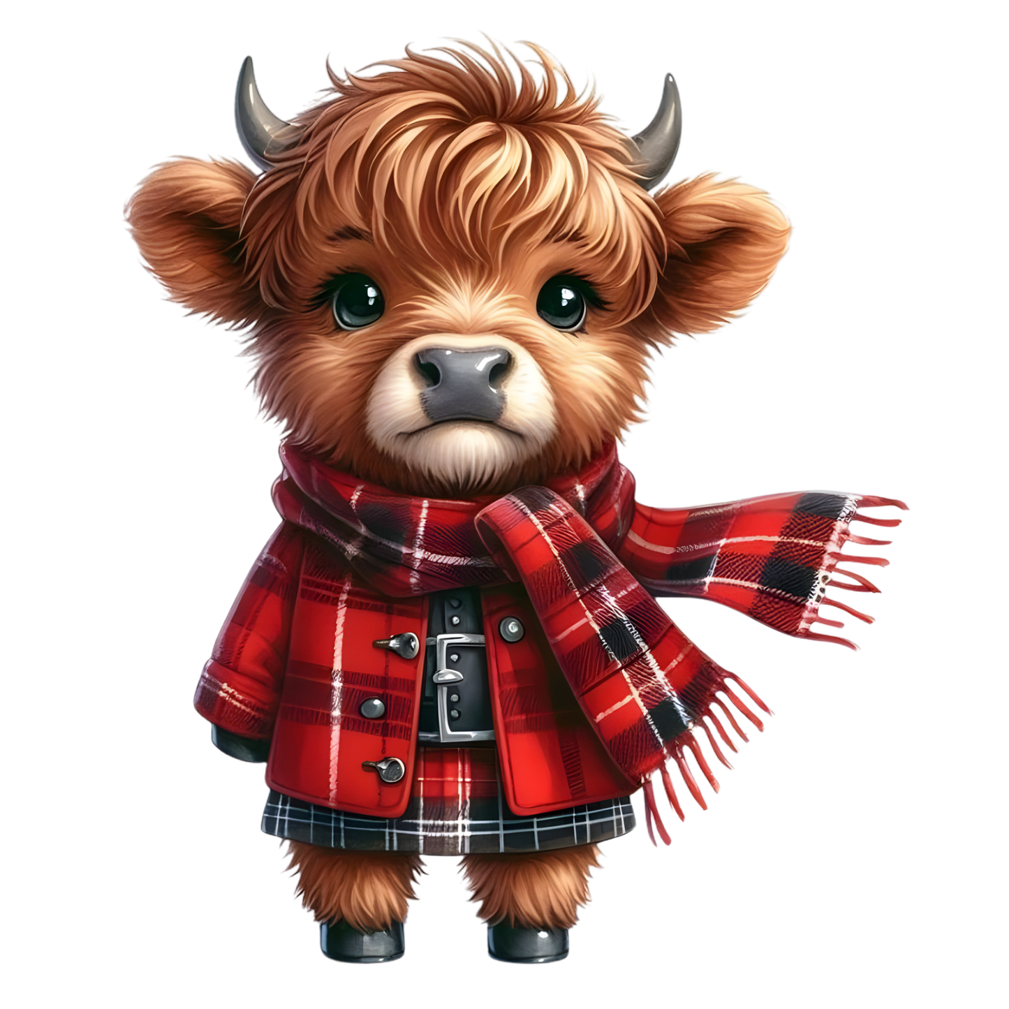 Kids - Christmas Highland Cows - Images x38