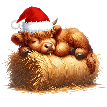 Kids - Christmas Highland Cows - Images x38