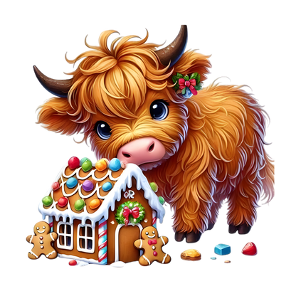 Kids - Christmas Highland Cows - Images x38