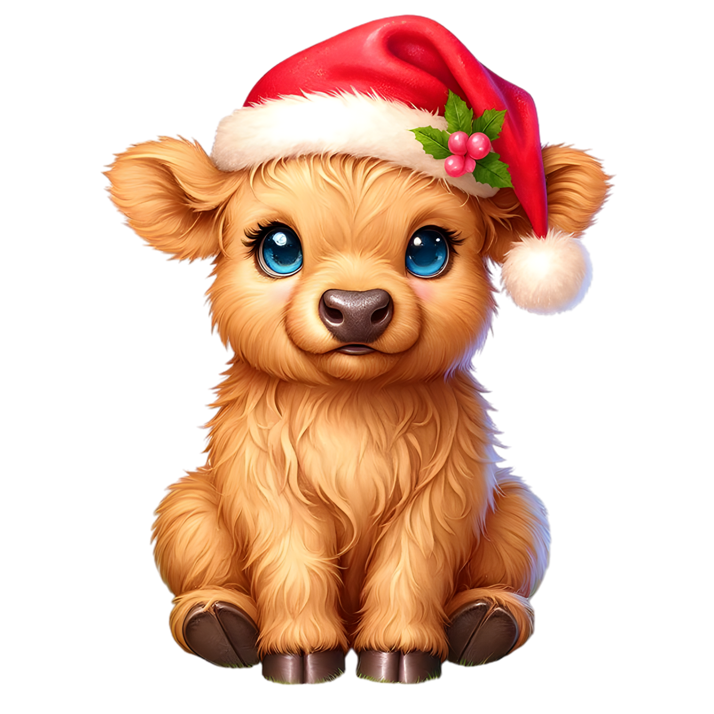 Kids - Christmas Highland Cows - Images x38