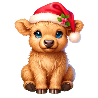 Kids - Christmas Highland Cows - Images x38