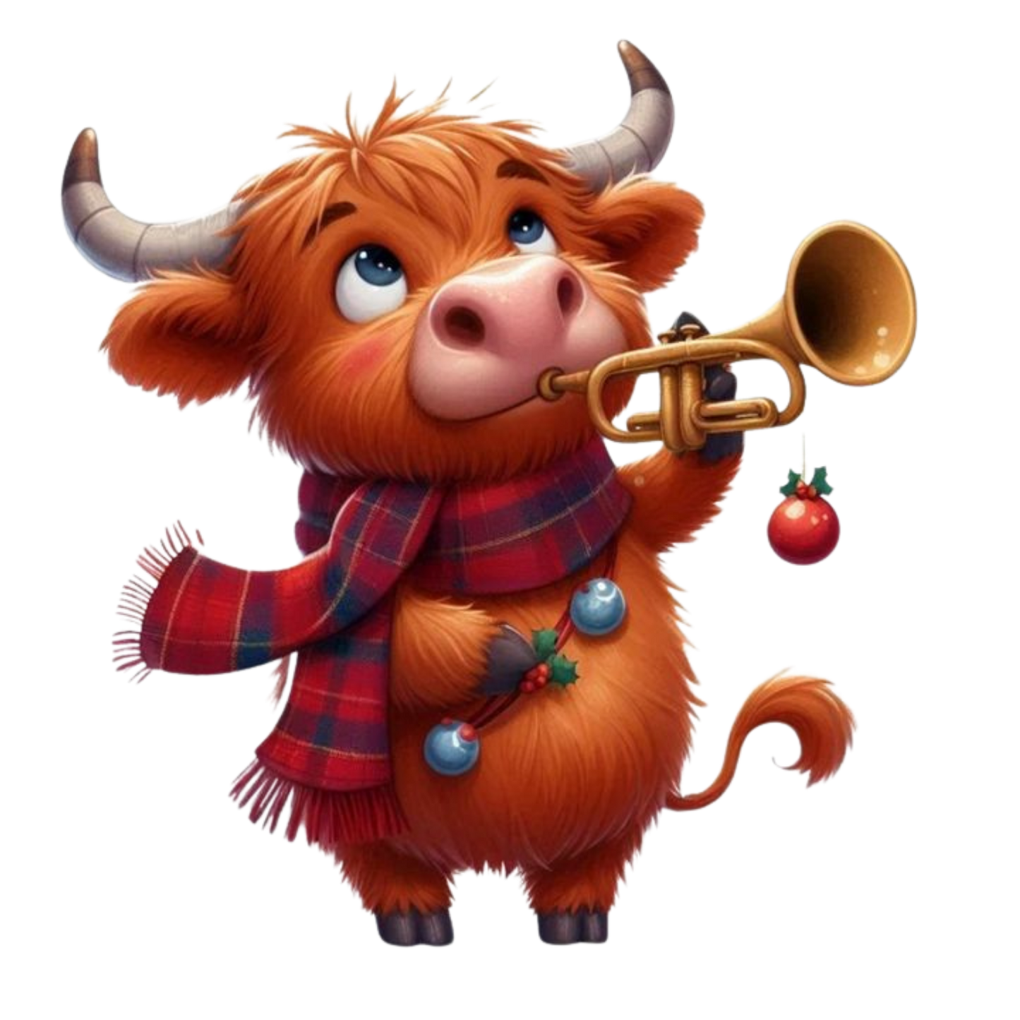 Kids - Christmas Highland Cows - Images x38