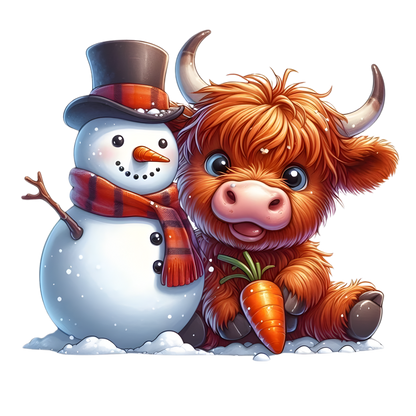 Kids - Christmas Highland Cows - Images x38