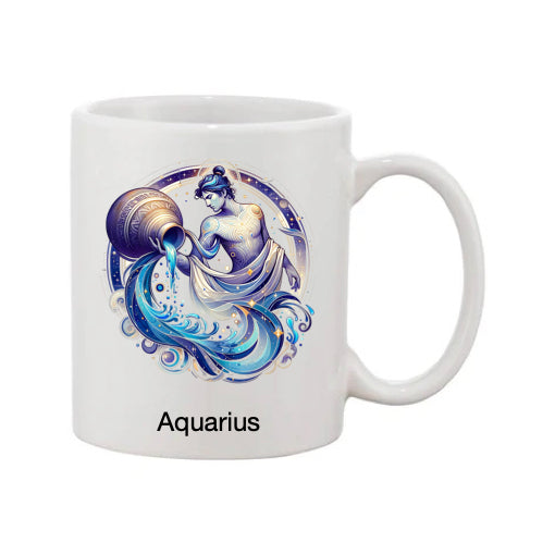Mug - 11oz - Zodiac Sign - Aquarius 5