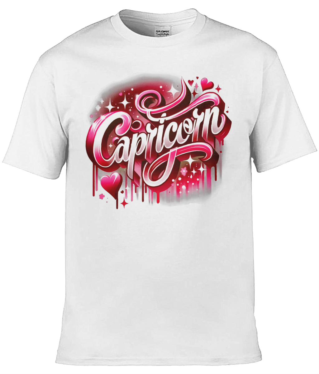 Mens T-Shirt (Gildan Softstyle 64000) - with Zodiac Sign - Capricorn 3