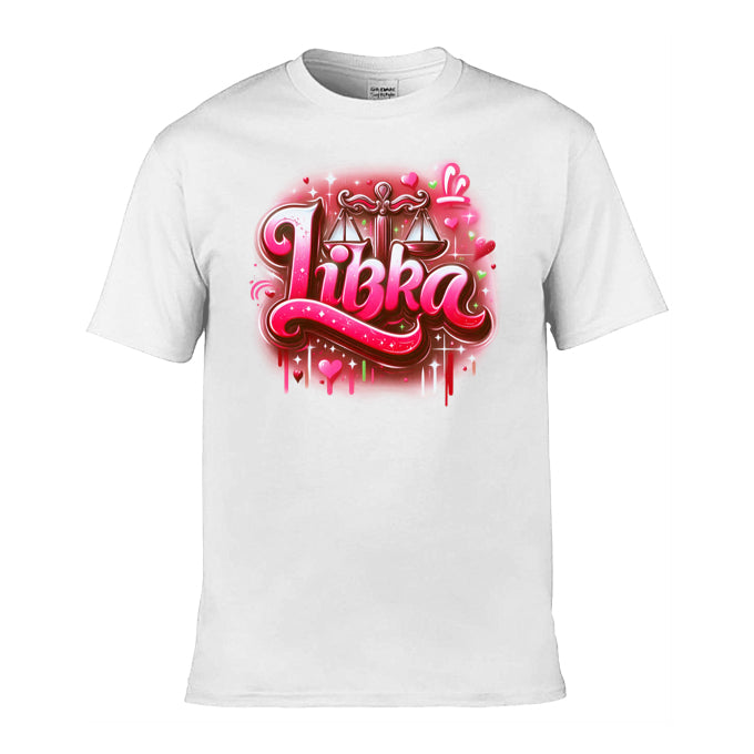 Mens T-Shirt (Gildan Softstyle 64000) - with Zodiac Sign - Libra