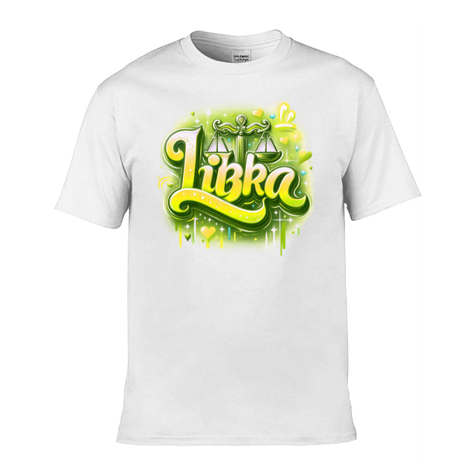 Mens T-Shirt (Gildan Softstyle 64000) - with Zodiac Sign - Libra