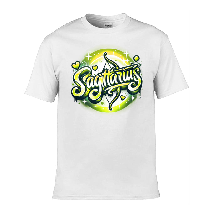 Mens T-Shirt (Gildan Softstyle 64000) - with Zodiac Sign - Sagittarius