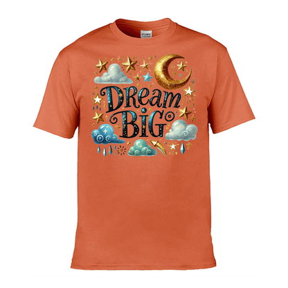 Mens T-Shirt (Gildan Softstyle 64000) - 9 Colours to choose from with 'Dream big' message